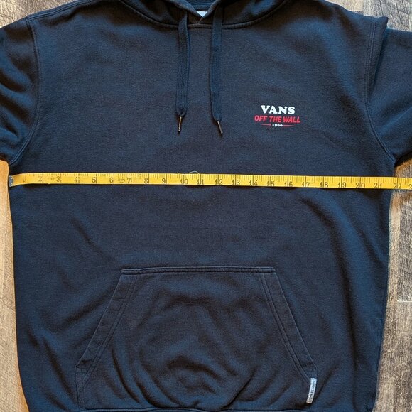Vans Hoodie Pizza Served Cold Grim Reaper Black Small Pullover - Picture 9 of 9